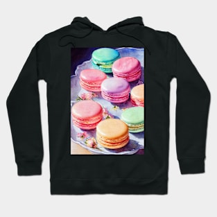 Watercolor macarons Hoodie